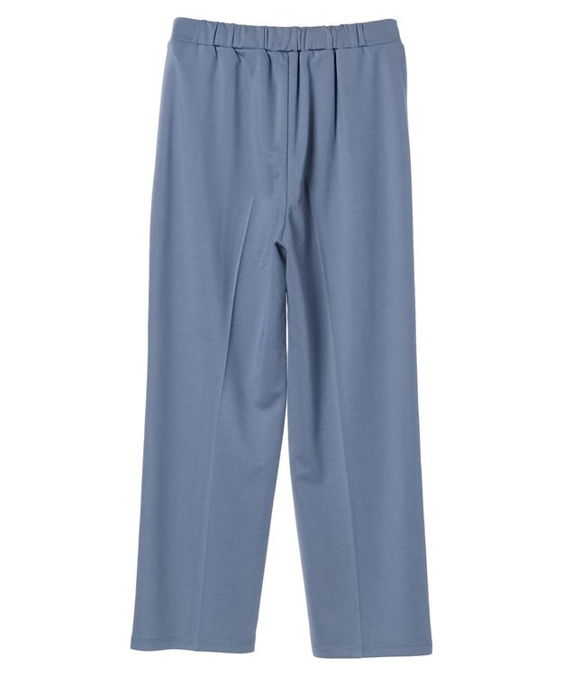 Green Parks らくスレストレートパンツ Grayish Blue