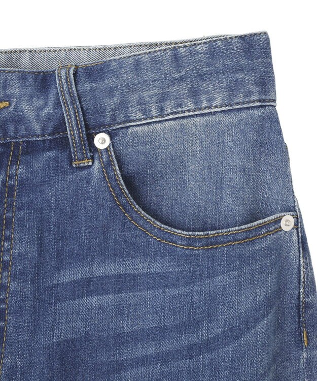 YECCA VECCA カットオフストレッチデニムパンツ Indigo