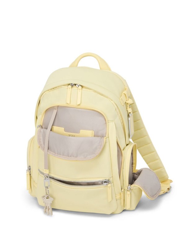 TUMI VOYAGEUR 「セリーナ」ミディアム・バックパック ウォッシュド イエロー