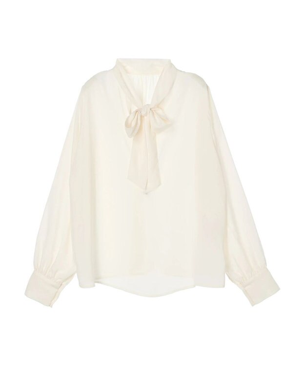 earth music&ecology ２ＷＡＹボウタイブラウス Ivory