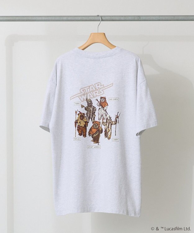 AMERICAN HOLIC 【STAR WARS】Ewok Tシャツ Light Gray Mixture