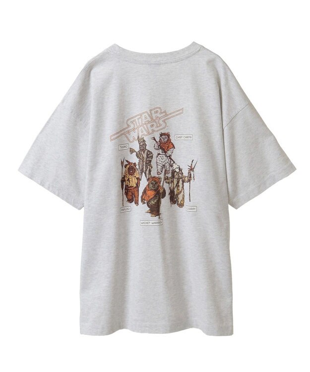 AMERICAN HOLIC 【STAR WARS】Ewok Tシャツ Light Gray Mixture