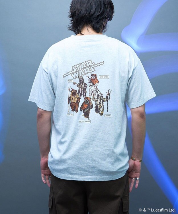 AMERICAN HOLIC 【STAR WARS】Ewok Tシャツ Light Gray Mixture
