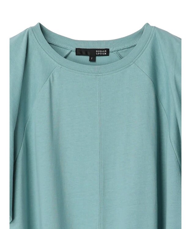 Green Parks ・ＳＵＧＡＲ　ＳＰＯＯＮ　カットアシメヘムワンピース Blue