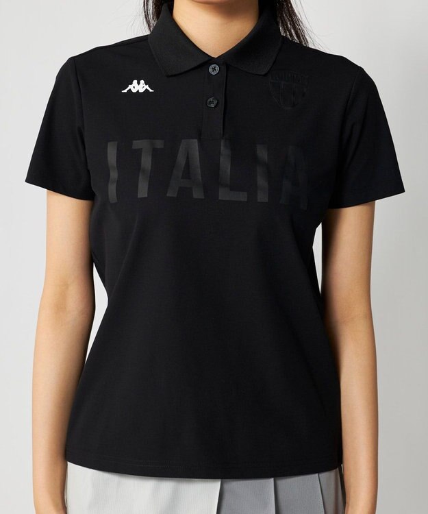 FILA GOLF／marie claire 【Kappa】半袖ポロシャツ ブラック