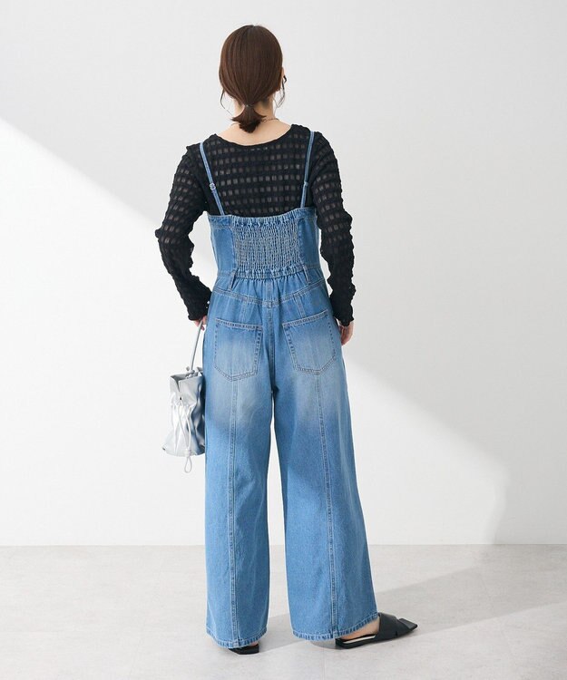 Green Parks ・ＳＵＧＡＲ　ＳＰＯＯＮ　デニムオールインワン Indigo