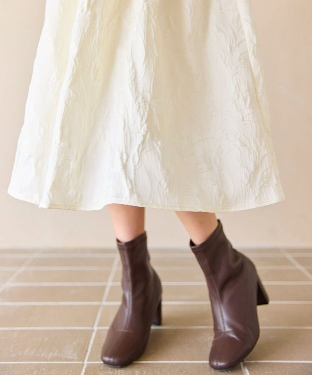 Feroux 【先行予約】ジャガードキャミ ワンピース アイボリー系