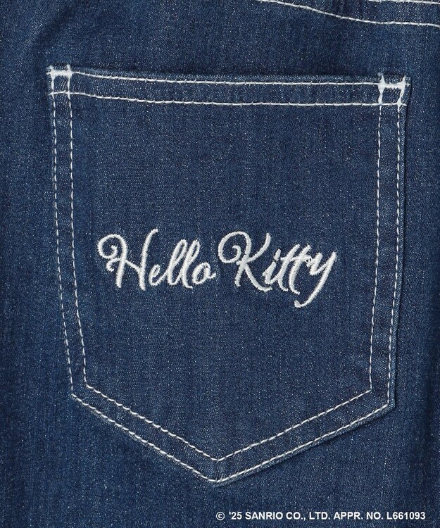 ANY KIDS 【ハローキティ×ANY KIDS】デニムワイドパンツ インディゴ