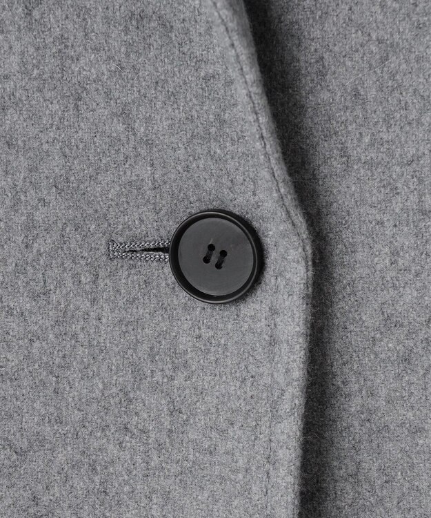 ICB ウールライトメルトン チェスターコート ミディアムグレー系