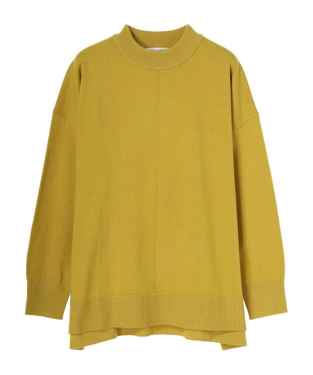 Green Parks もちやわ　モックネックプルオーバー Yellow