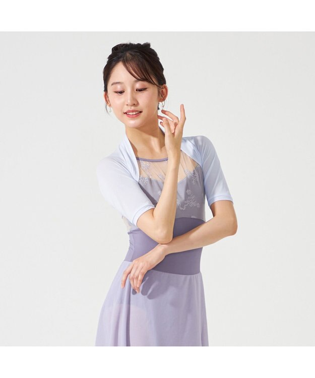 Chacott アームカバー ヒヤシンス