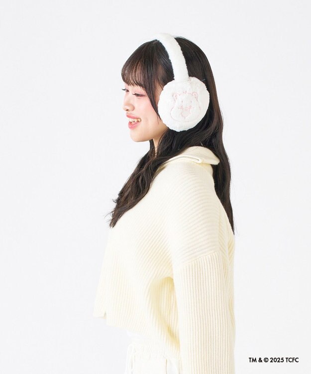 MOONBAT Care Bears(ケアベア) 折りたたみ イヤマフ ベア オフホワイト