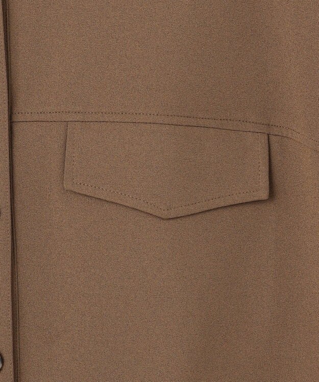 uncrave ジョーゼットダブルジャージー トップス キャメルベージュ