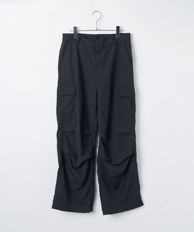 WEGO ナイロンカーゴパンツ ブラック