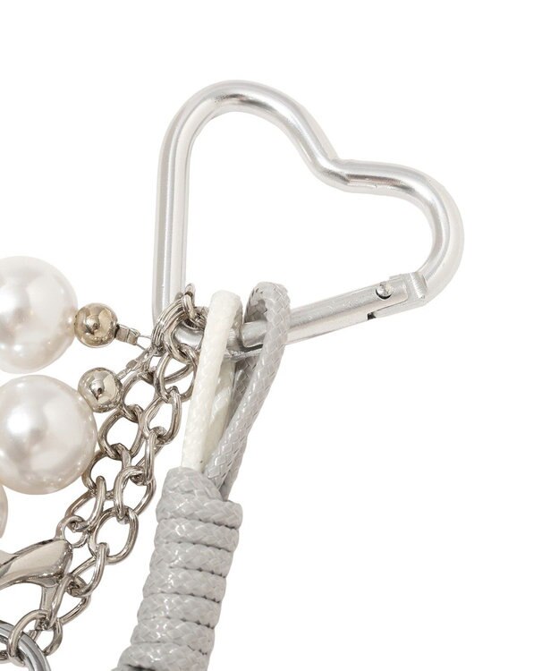 YECCA VECCA バッグパールチャーム Silver