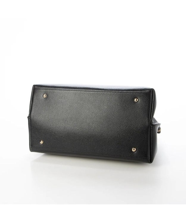 UNBILLION perche ゴートユーティリティヒネリかぶせトートS ブラック