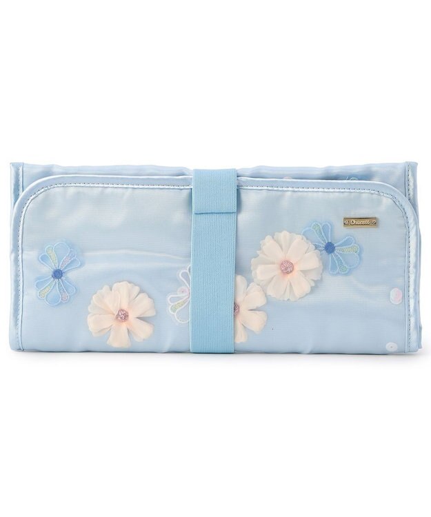 Chacott フラワーリボンロールケース ベビーブルー