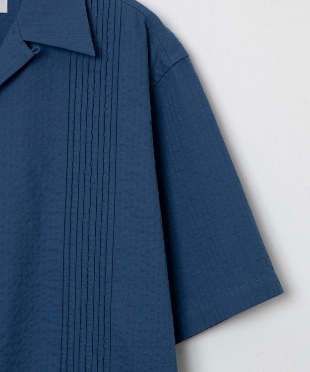 WEGO 【ユニセックス着用ITEM】キューバシャツ ブルー