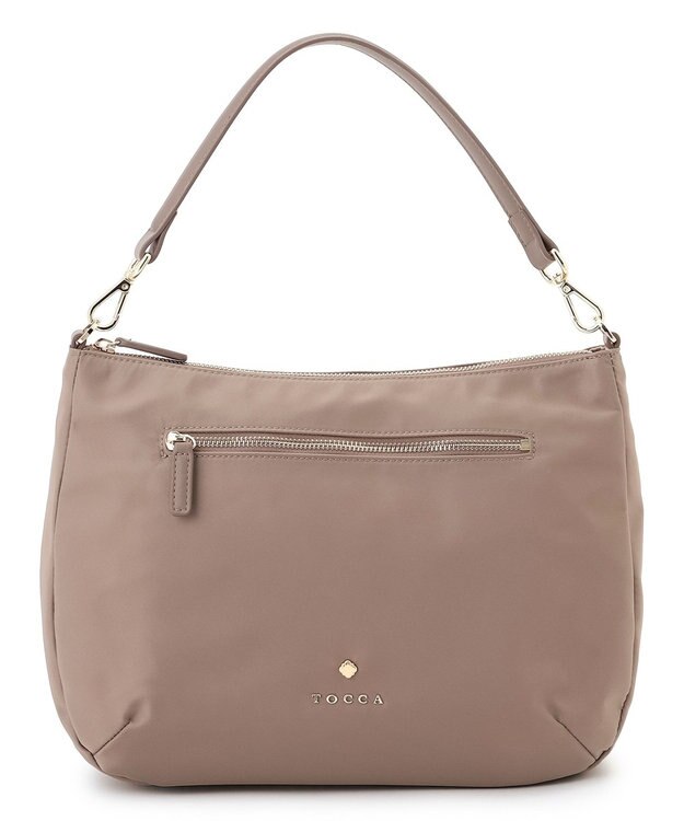 TOCCA CUSHION SILHOUETTE NYLON BAG マルチWAY バッグ ベージュ系