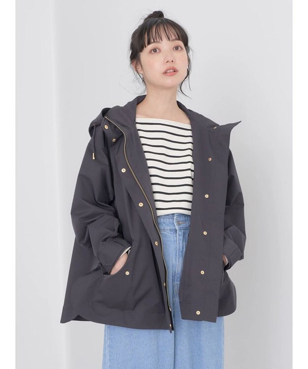 earth music&ecology マウンテンパーカー Charcoal Gray