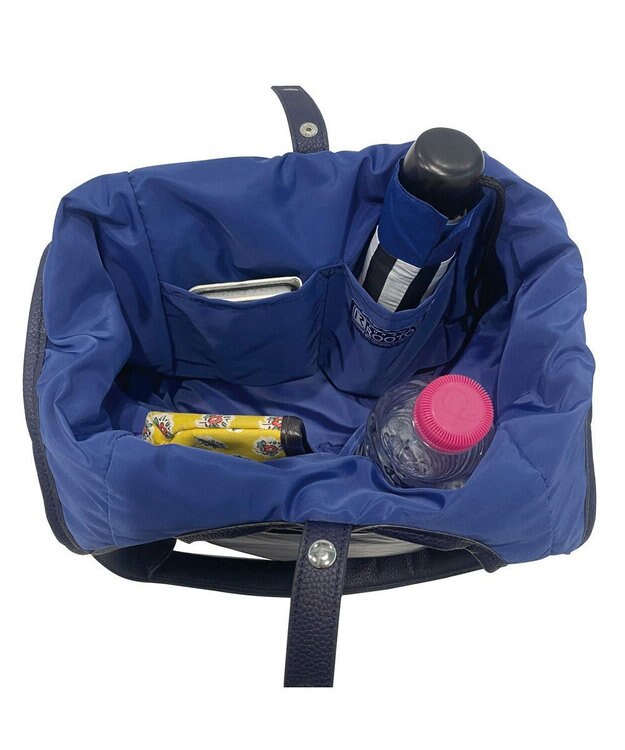 ROOTOTE 6456【軽量・肩掛け】LT.ラウンド.シャイニー-A 02：ネイビー