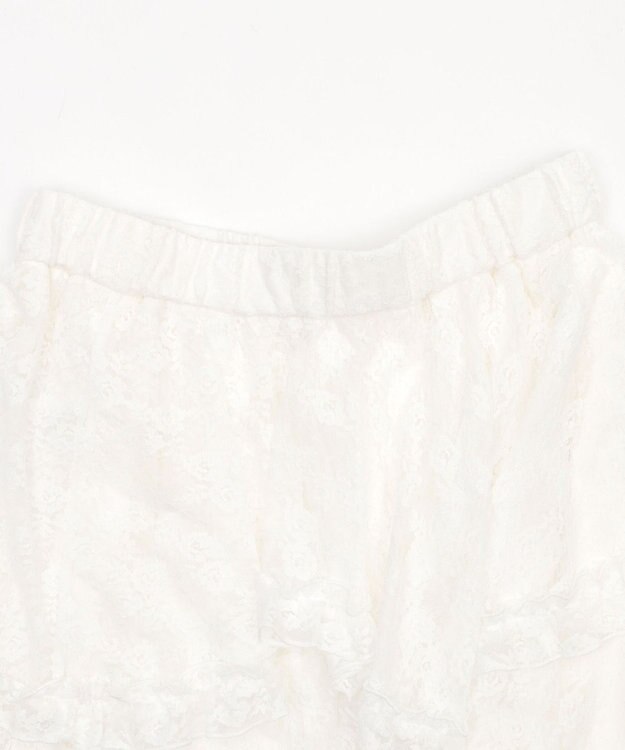 WEGO イレヘムレースミニスカート ホワイト