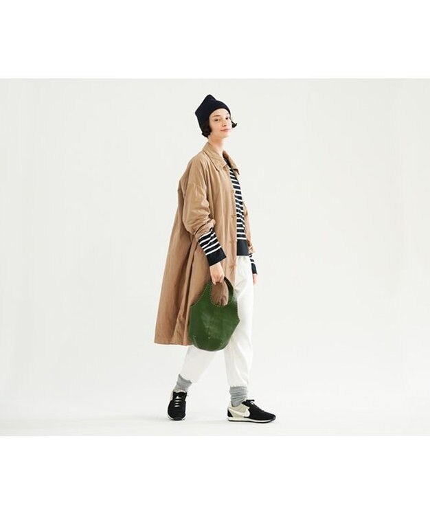 genten 【WEB限定カラー】ユーフラテス(boxバージョン) トートバッグ小 グリーン