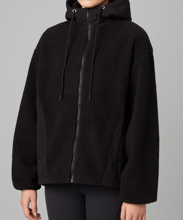 Chacott Chacott BALANCE ボアフルジップジャケット ブラック