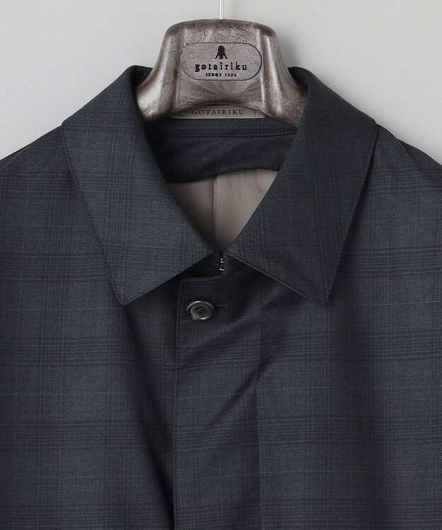 GOTAIRIKU 【Zegna/ゼニア】TROFEOラミネートロング ステンカラーコート グレー系4