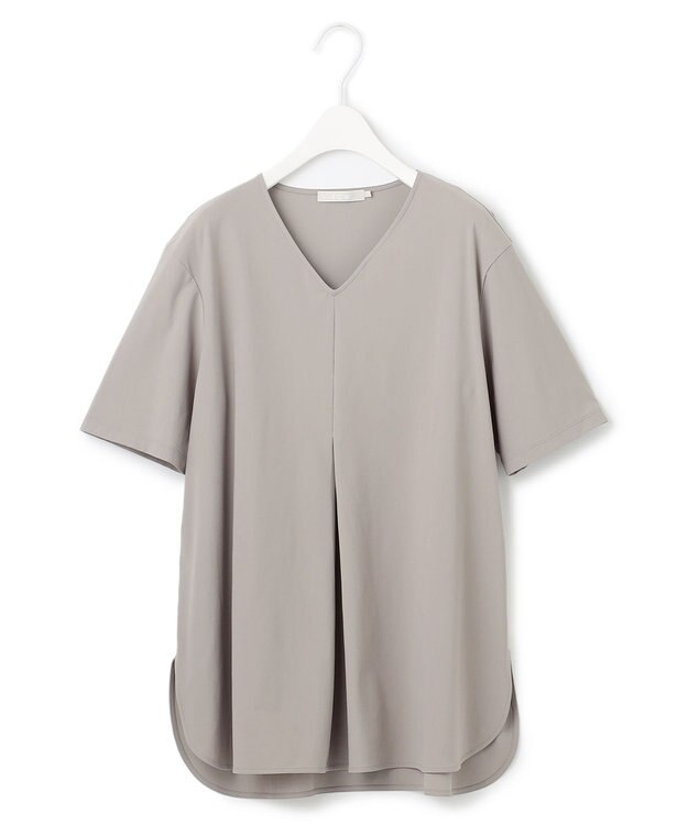 ICB L 【接触冷感・UVカット・速乾・洗える】 マットスキューバ プルオーバー ライトオリーブ系