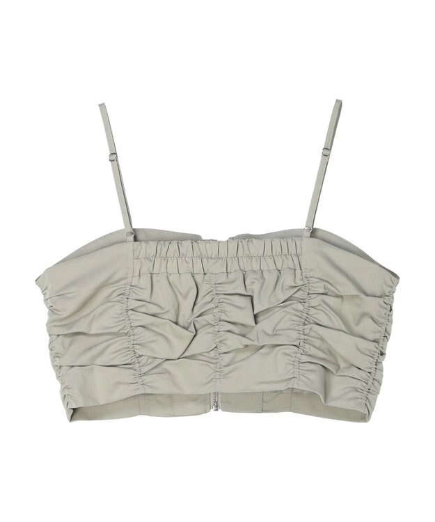 Green Parks ・ＥＬＥＮＣＡＲＥ　ＤＵＥ　シャーリングビスチェ Gray Beige