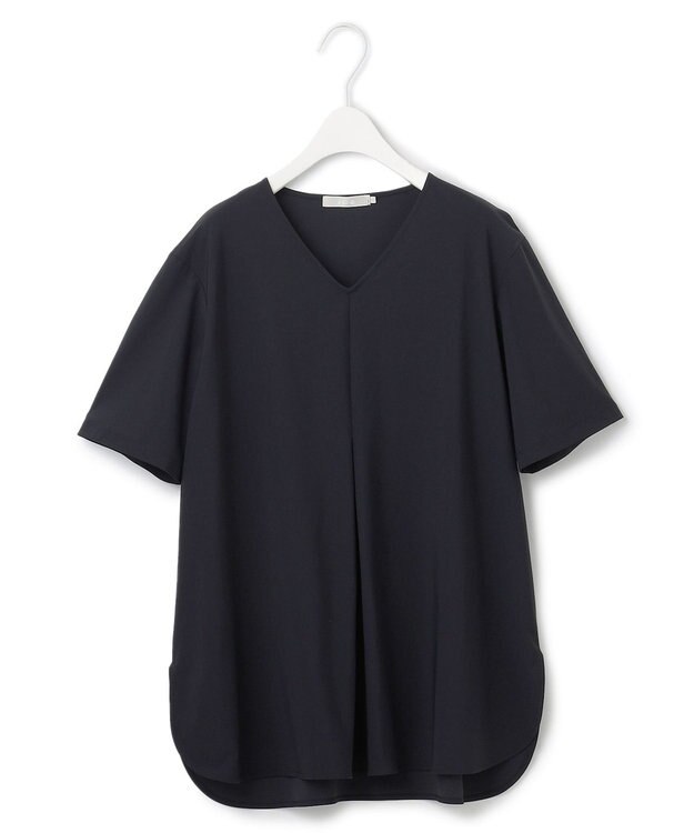 ICB L 【接触冷感・UVカット・速乾・洗える】 マットスキューバ プルオーバー ブラック系