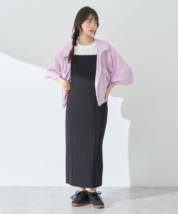 earth music&ecology シアージップパーカー Pink