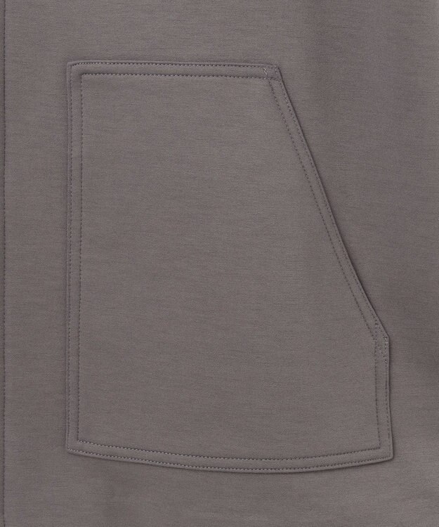 J.PRESS LADIES 【洗える】ダンボールジャージー ブルゾン グレー系