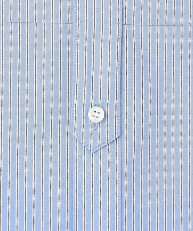 NAVE 【ReNAVE・セットアップ可/洗える/接触冷感/UVケア】コットンポリブロード ワンピース サックスブルー系1