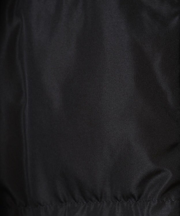 earth music&ecology フーディーパファーブルゾン ブラック