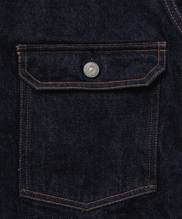 LENO BRENDA BIG TRUCKER JACKET《UNISEX》オーバーサイズデニムブルゾン INDIGO