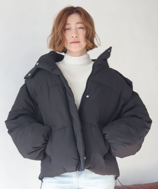 WEGO 【25年秋冬新作/SMサイズ展開】2WAYフードパファーブルゾン