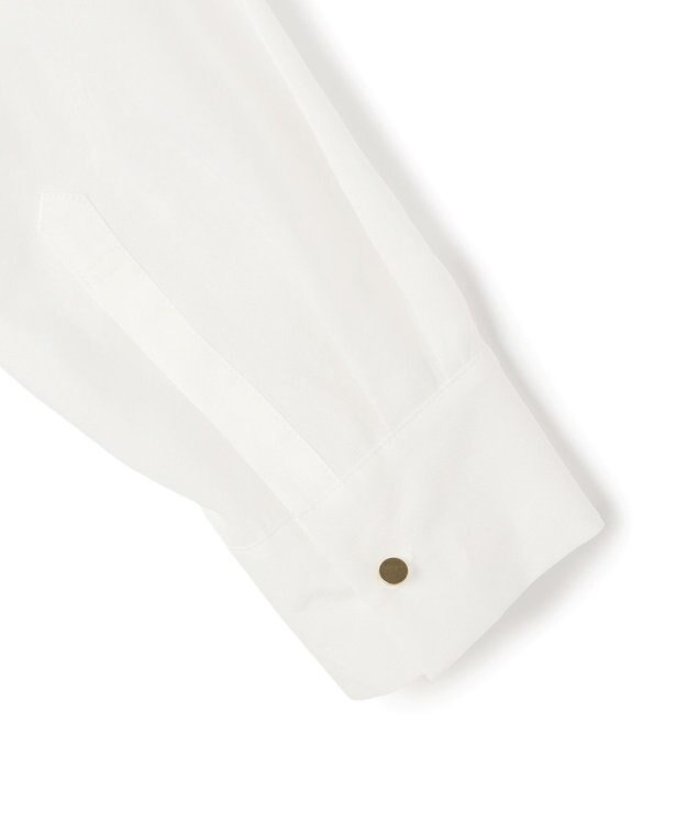 BEIGE， PAULINE / リネンヴィスコースオーバーサイズロングシャツ White