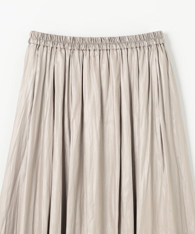 ANY 【ウエストゴム】チンツギャザースカート グレージュ