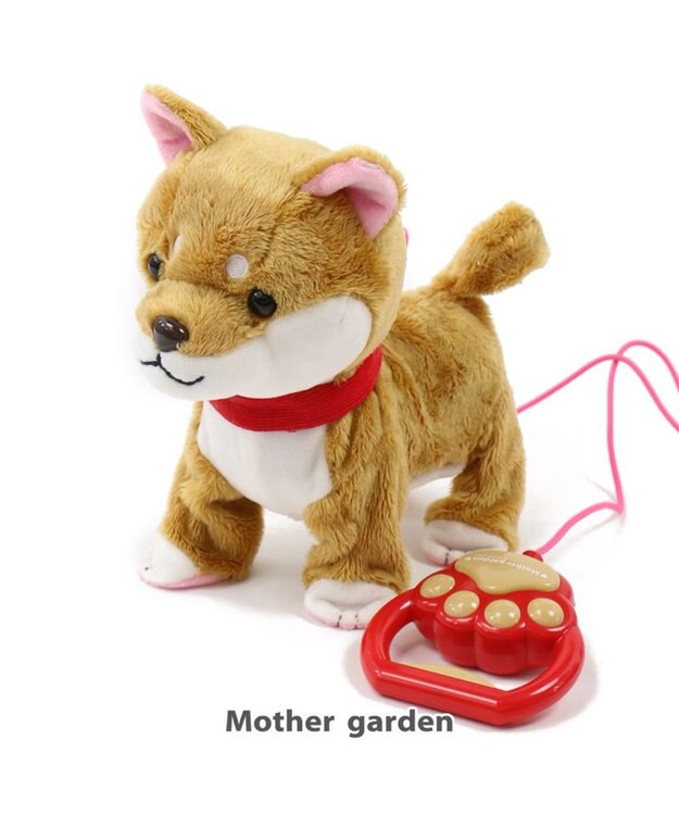 Mother garden  マザーガーデン とことこおさんぽシリーズ《茶柴犬》 単品 茶・柴犬