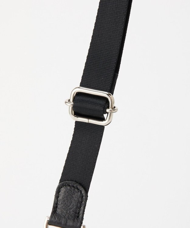 russet シンプルショルダーバッグ【クラウズナイロン】(CE-1467) Black