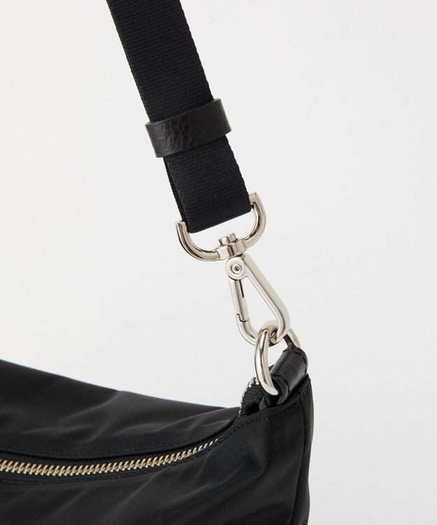 russet シンプルショルダーバッグ【クラウズナイロン】(CE-1467) Black