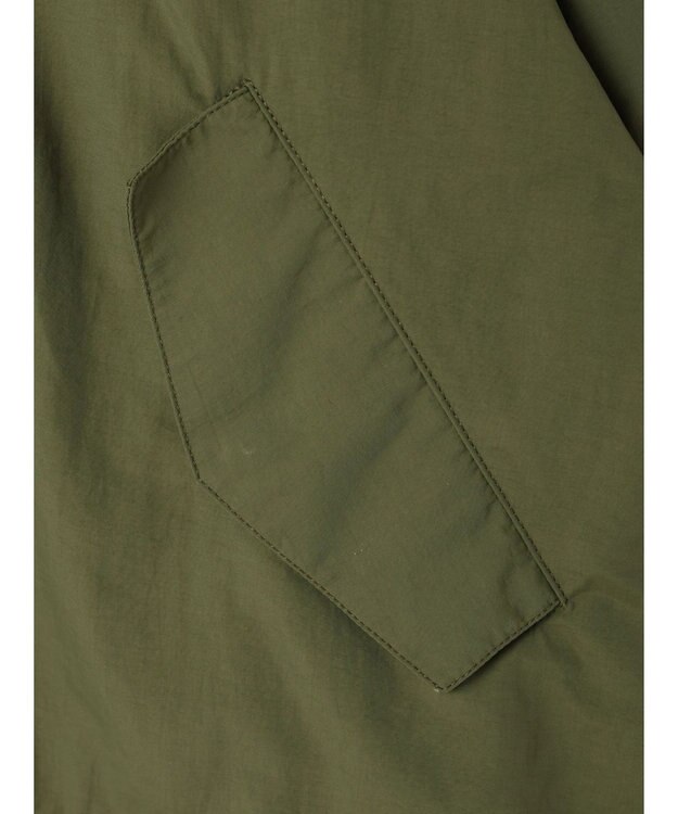 earth music&ecology スタンドフリルミリタリーブルゾン Khaki