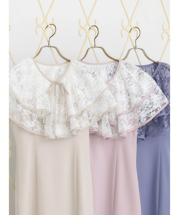 earth music&ecology ＳＥＴ２点レースボレロ＋キャミワンピース Beige