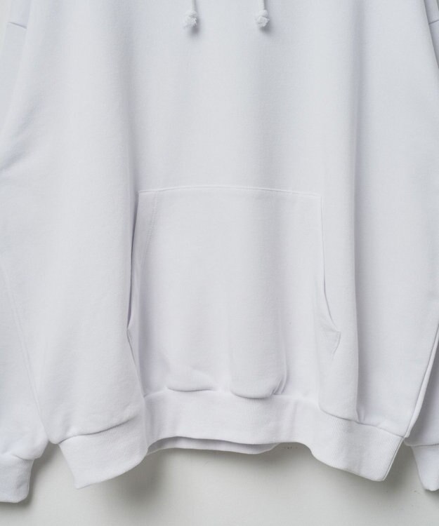 WEGO ヘビーウエイトユニークモチーフプルパーカー ホワイト