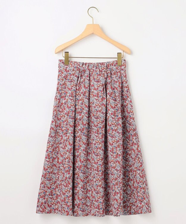 組曲 【先行予約・WEB限定】フラワーガーデンプリント スカート ベージュピンク系5