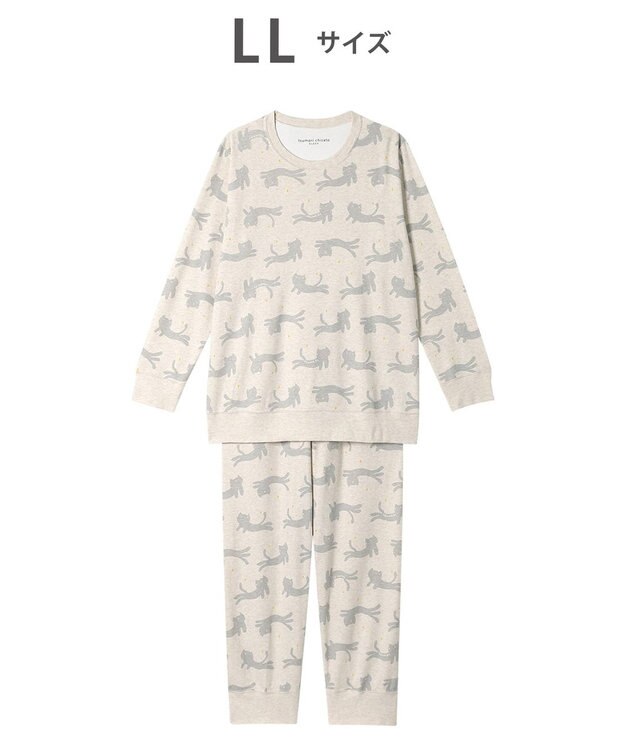 tsumori chisato SLEEP ツモリチサト パジャマ 長袖 長ズボン 綿100%(本体) レディース UDX586 /ワコール アイボリー