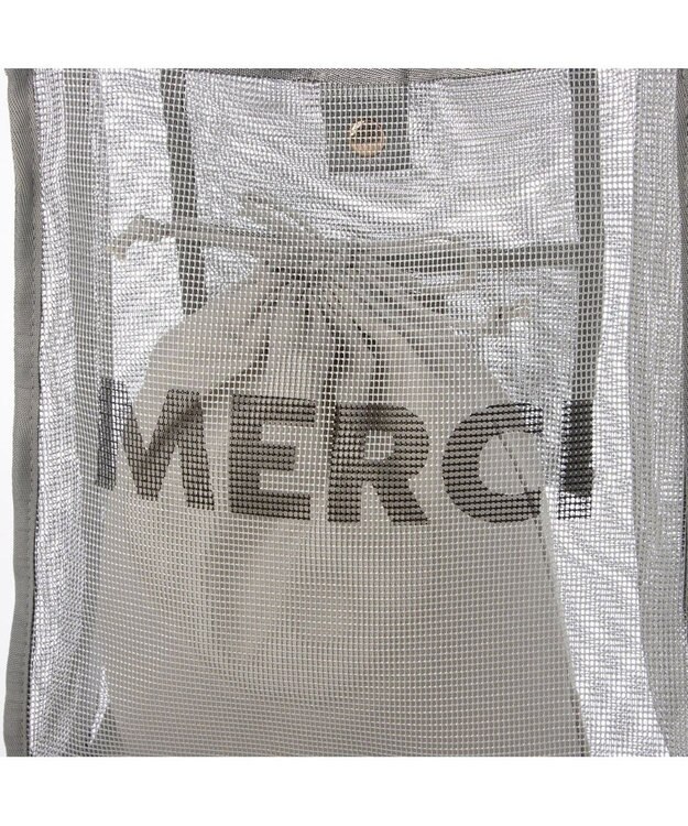 UNBILLION カシュカシュ cachecache / オーバープリントメッシュ2ハンドルトート シルバー