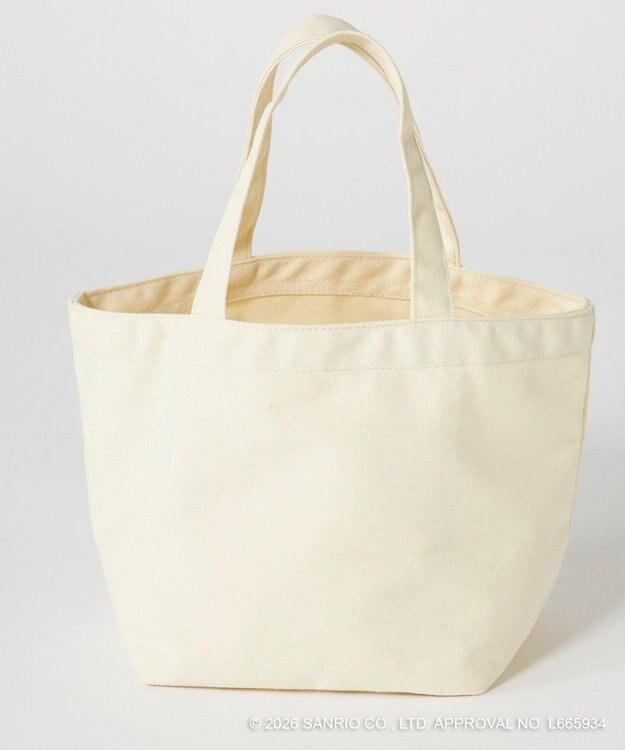 OP／FILA 【Ocean Pacific×ハローキティ】キャンバスミニトートバッグ アイボリー